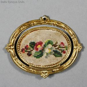 Ormolu Frame with rare representation of needle work - by Erhard  Shne