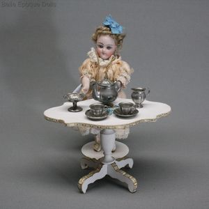Antique Miniature Pewter Tea Service for your Mignonette