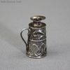 Antique Dollhouse miniature metal service ,  , Puppenstuben silber zubehor 