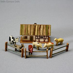 Antique Toy Farm for your tiny Dolls