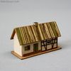 Antique dolls house wooden toy , Antique Dollhouse miniature farm , Puppenstuben zubehor 