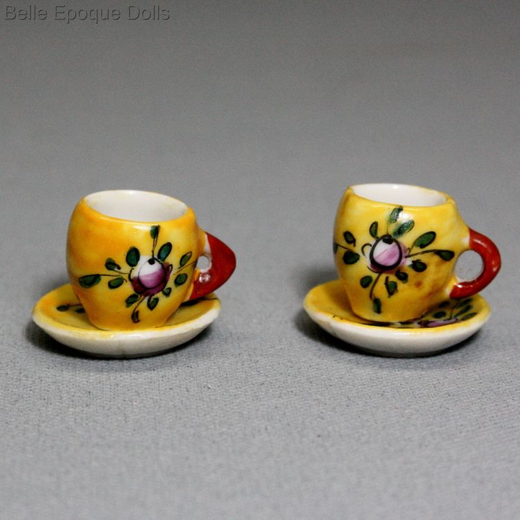 Antique French Porcelain Set , Gabriel Fourmaintraux porcelain tea set