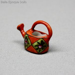 porcelain of Desvres , miniature antique dolls house accessories    ,  