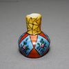 Antique dolls house French vase  , porcelain vase of Desvres  ,  antike miniatur porzellan  
