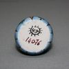 porcelain vase of Desvres , Antique dolls house French porcelain , antike miniatur porzellan  