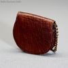 Antique dolls accessory , Antique Doll miniature leather bag Antique dolls fashion accessory ,  handbag for fashion doll mignonette 