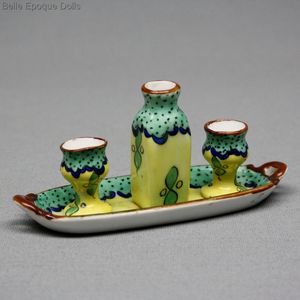 Puppenstuben zubehor , Antique Dollhouse miniature porcelain ,  