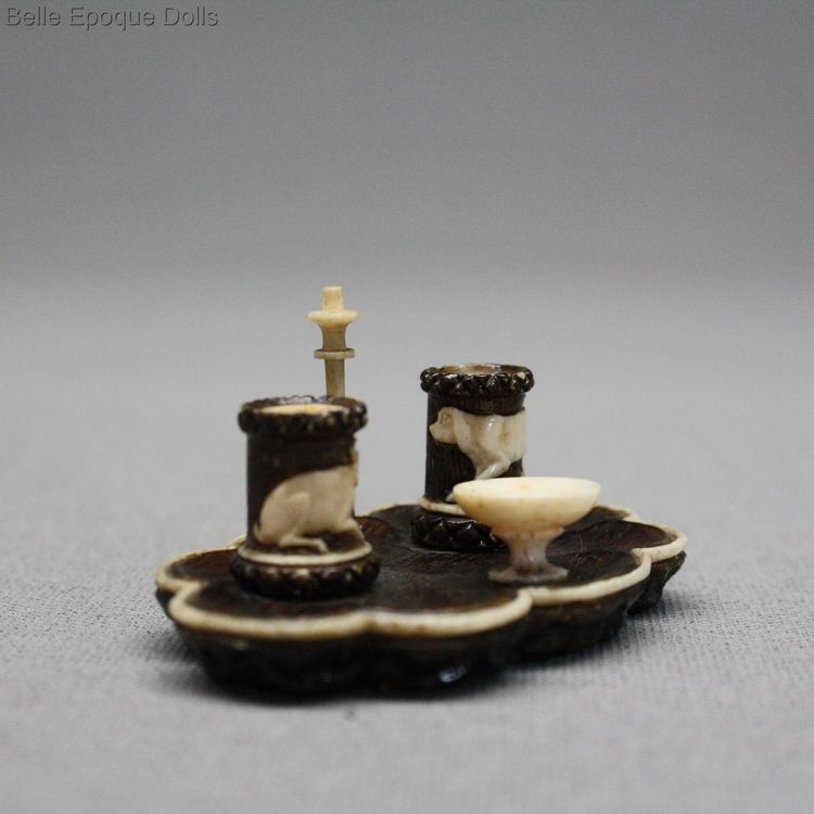 Antique Dollhouse miniature inkwell , Puppenstuben zubehor