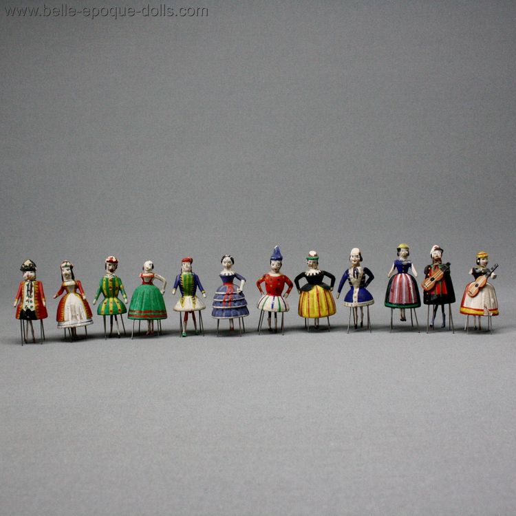 Erzgebirge Dancing Dolls , Erzgebirge Bristle Dolls 