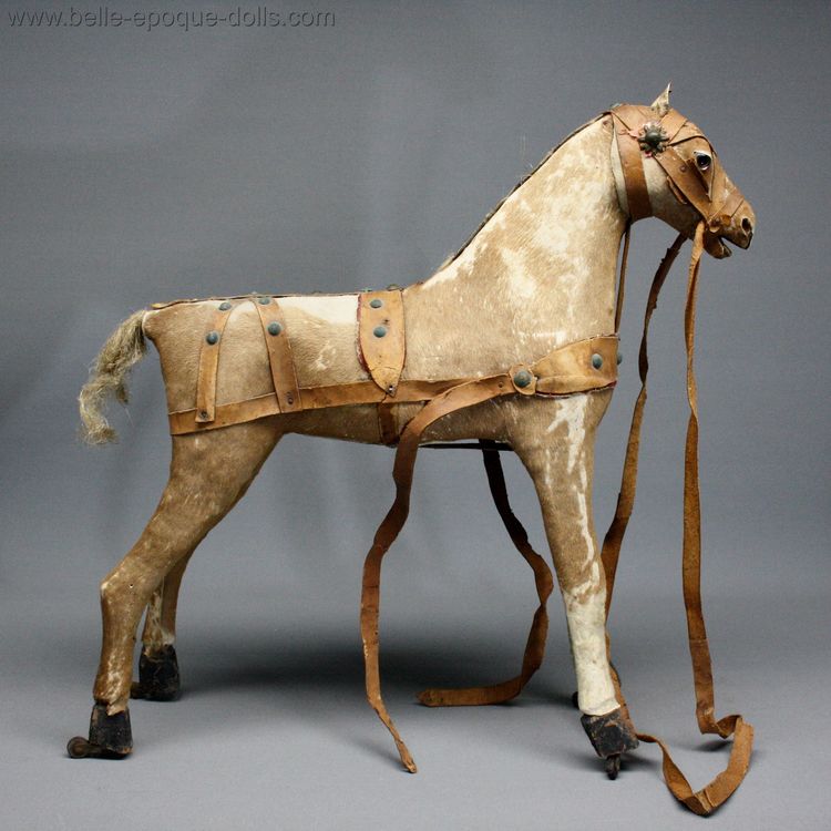 antique cart for doll , antique toy horse tilbury carriage , miniature