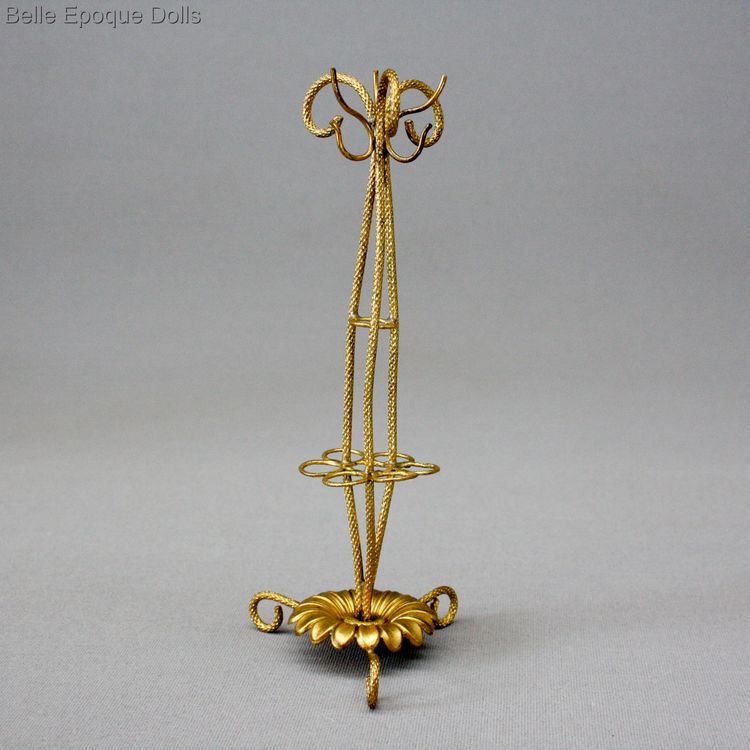 ormolu coat stand , alte puppenstuben 