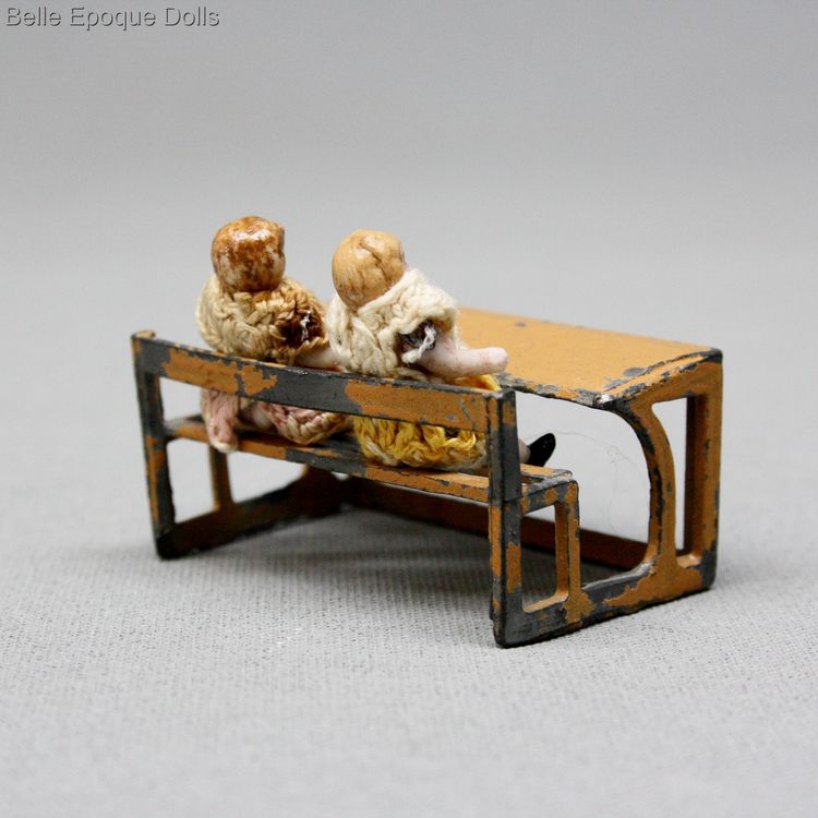 miniature french metal desk