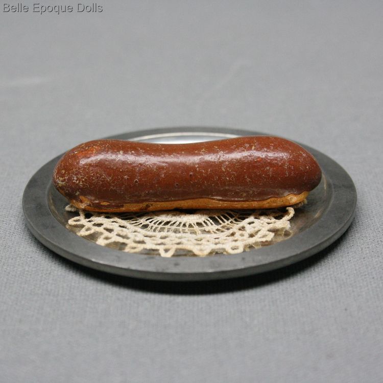 antique French Tragacanth food bread , French fashion dolls food 