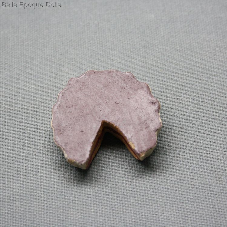 antique porcelain dollhouse dish , Puppenstuben zubehor Porzellanteller