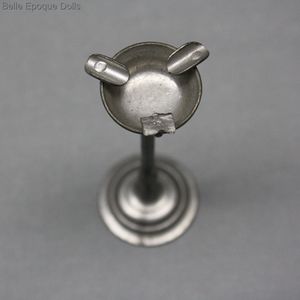 Very Rare Antique Metal Dollhouse Ashtray Stand