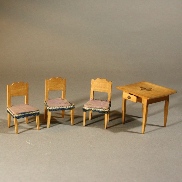 alte Puppenhauser Silber Fleming  , Antique Dollhouse Silber Fleming , alte Puppenhauser Silber Fleming 