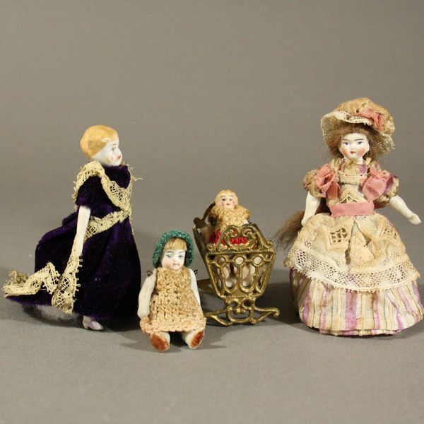 Antique Dollhouse Silber Fleming , alte Puppenhauser Silber Fleming 