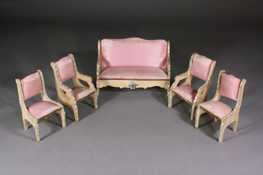 Puppenstuben zubehor , antique french room and furniture