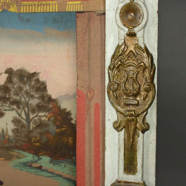 Antikes Theater Puppenstuben zubehor , Antique miniature theatre , Antique dolls house theater