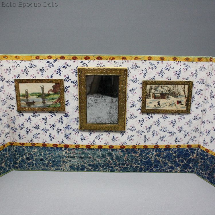 Puppenstuben zubehor , French dollhouse salon Louis Badeuille
