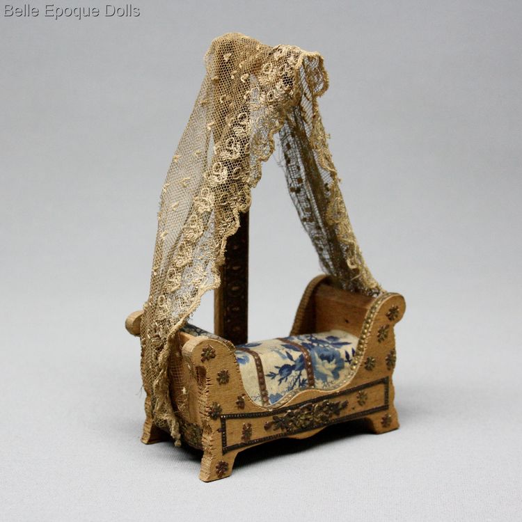 French dollhouse salon Louis Badeuille , Antique Early French furniture , Antique Dolls miniature room