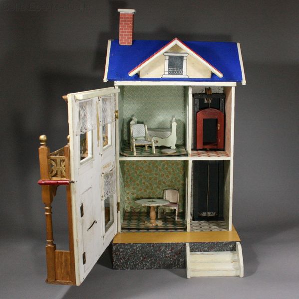 Puppenhauser gottschalk , dolls house with elevator gottschalk