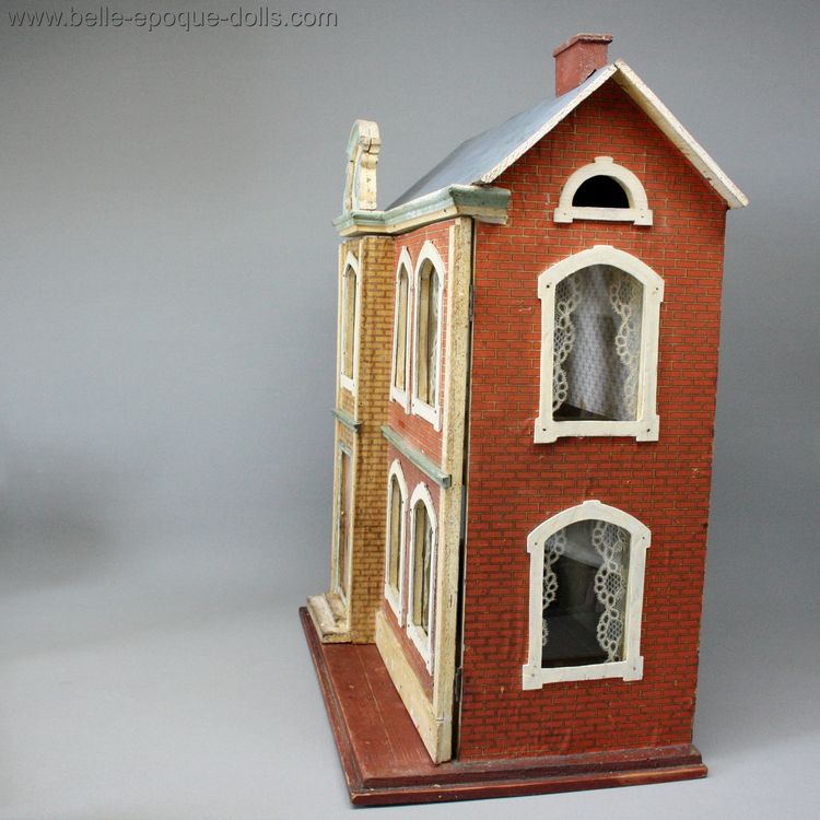 Puppenhäuser antiek , antique miniature dollhouse , Puppenhäuser antiek