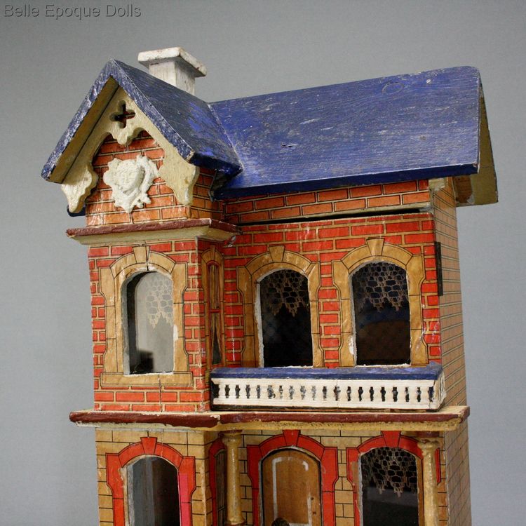Puppenhauser , Antique dolls house Moritz Gottschalk
