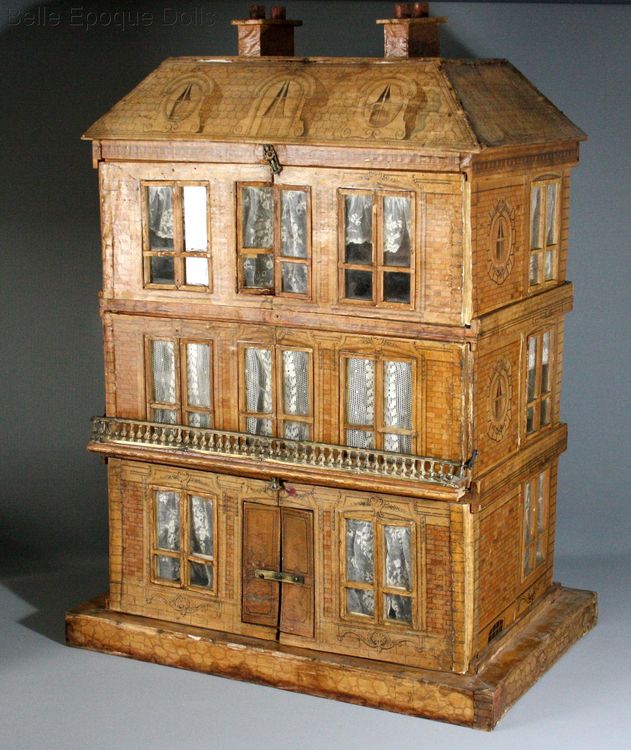 Antique French Parisian dolls house  , Puppenhauser