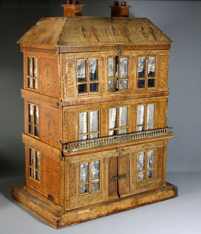 Antique French Parisian dolls house  , Puppenhauser