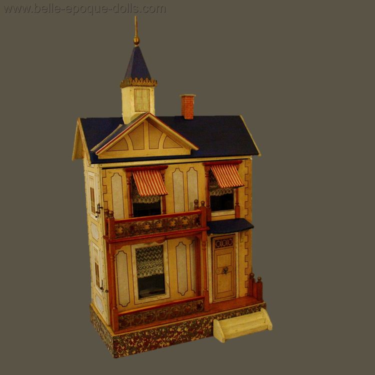  not Moritz Gottschalk puppenhaus ,  Puppenhauser antique wooden dollhouse gottschalk