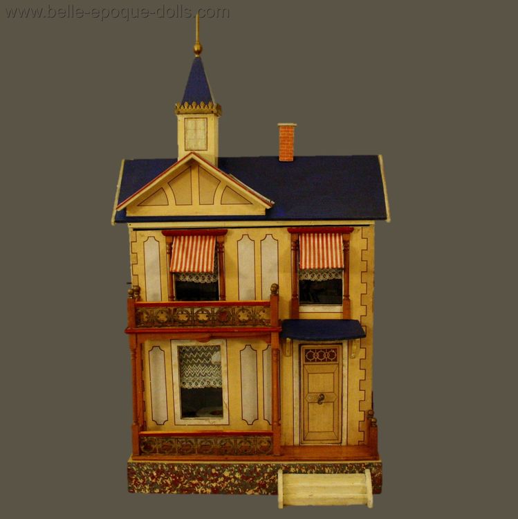 Villard et Weill  , Antique dolls house deauville , dollhouse