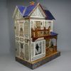 Antique french Dollhouse , Antique dolls house deauville , Puppenhauser antique wooden dollhouse gottschalk 