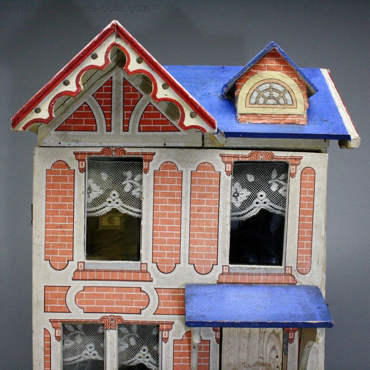 Villard Weill dollhouse , Antique dolls house Gottschalk , Antique Deauville Dollhouse 