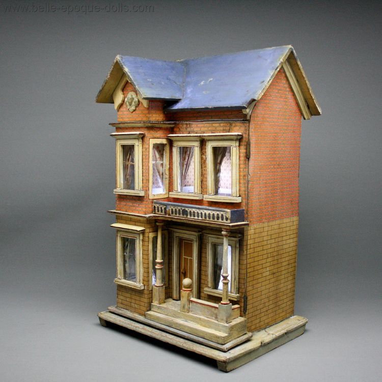 Puppenhauser antique wooden dollhouse gottschalk , Moritz Gottschalk puppenhaus