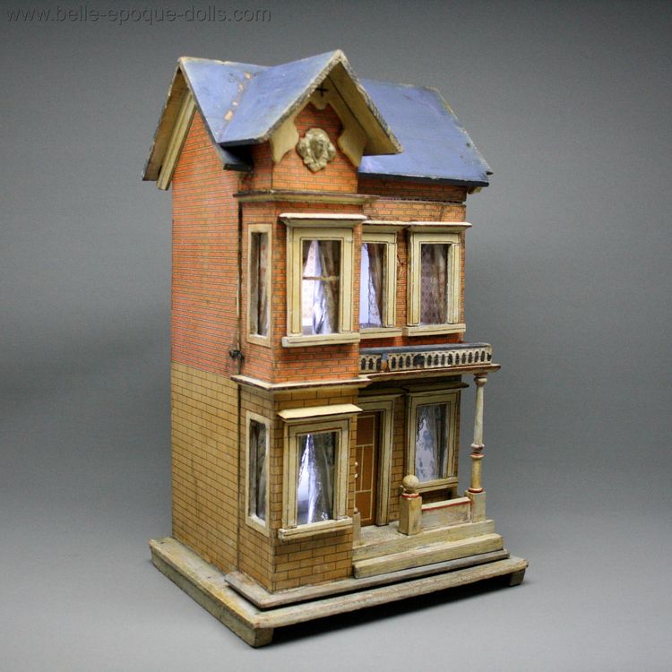 Antique Dollhouse miniature gottschalk , Moritz Gottschalk puppenhaus