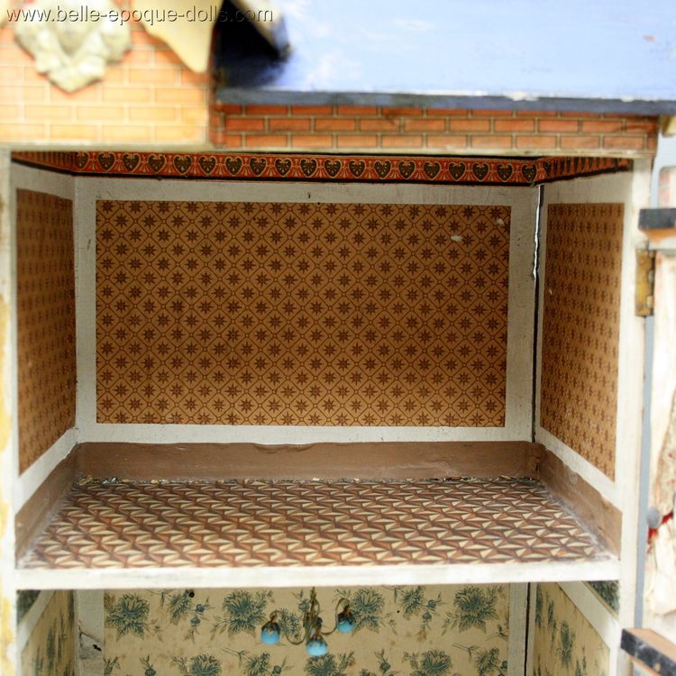 Puppenhauser antique wooden dollhouse gottschalk , Moritz Gottschalk puppenhaus