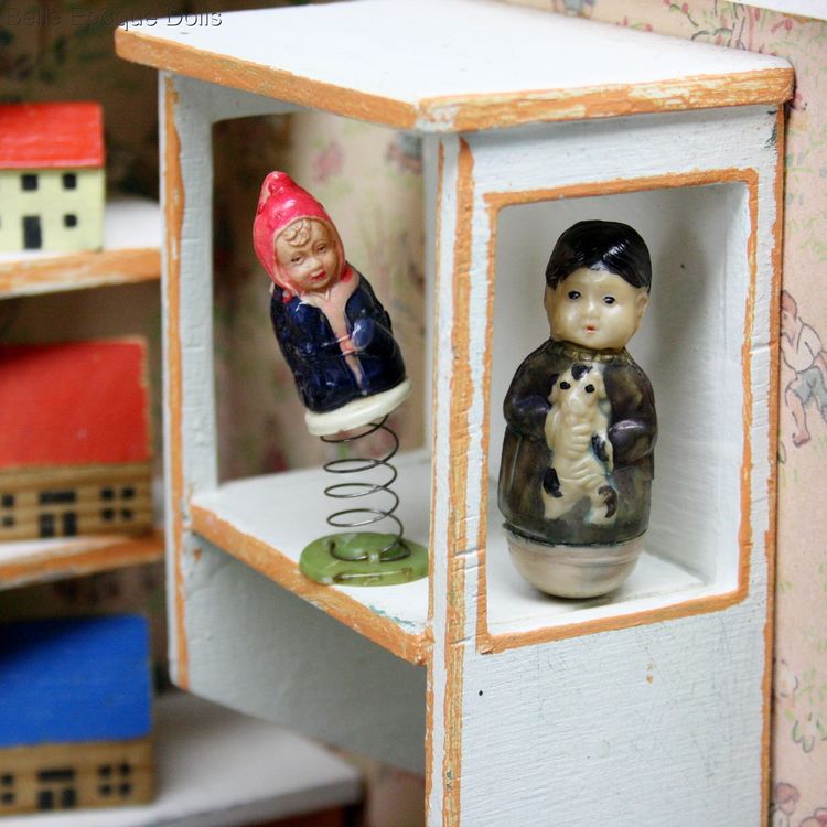 spielzeugladen , spielwarenstand antik , antique toy shop miniature