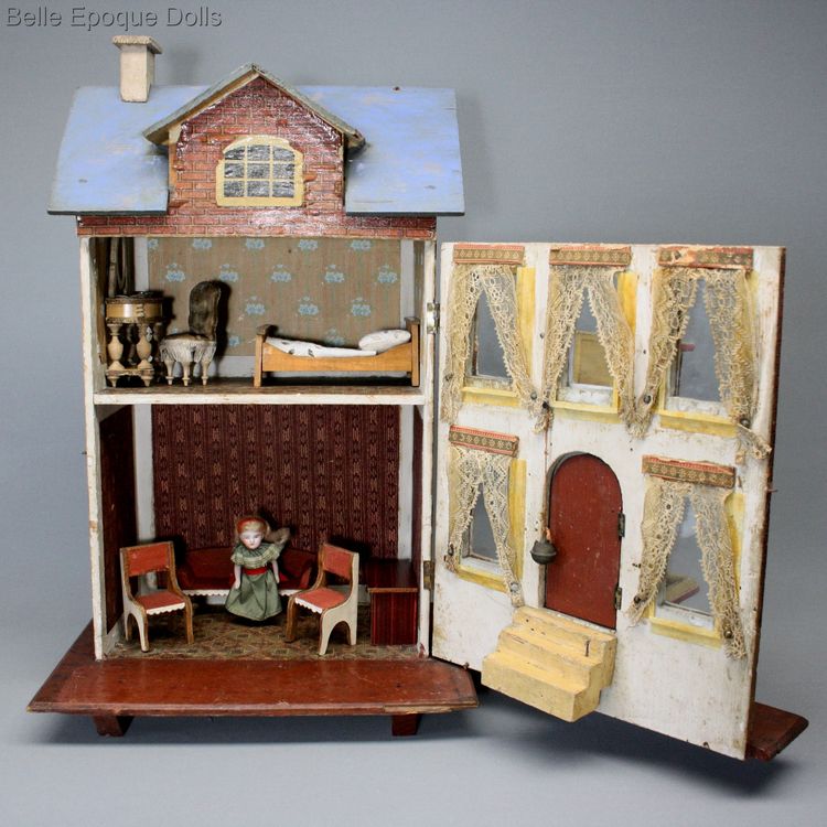 antique miniature doll house Heymann Theodor , Puppenstuben puppenhaus  Theodor Heymann