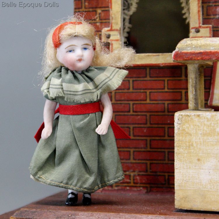 antique miniature doll house Heymann Theodor , Puppenstuben puppenhaus  Theodor Heymann