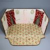 French room miniature  , Villard & Weill room box , antique French miniature room box  