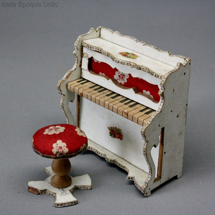 antique French miniature room box  , French room miniature  , antique French miniature room box 