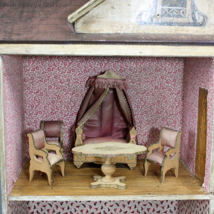 antique gottschalk dollhouse , antiek puppenhaus , 