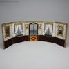 french room with decor , antique miniature salon , Louis Badeuille dollhouse room 