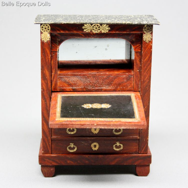 joseph riolet miniature room , dollhouse for sale , mobilier poque restauration