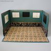French miniature school room , antique ecole miniature , antique class room for dolls 