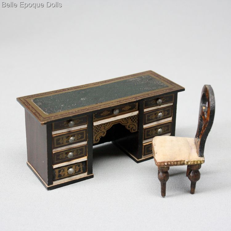 Waltershausen furniture , antique dolls house furniture biedermeier , Waltershausen furniture