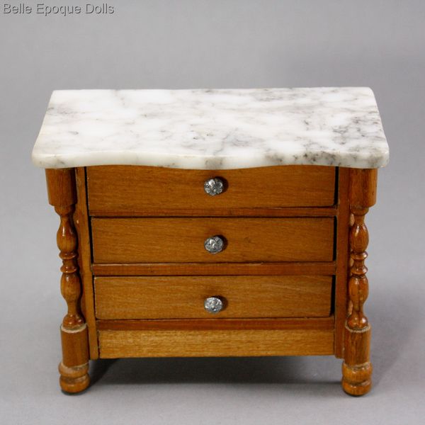 Schneegas doll furniture , miniature chest of drawers