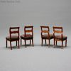 Alte puppenstuben Salonmöbel , Early French parlor set , Antique French wooden salon with velvet upholstery 