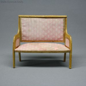 Rare  Early French Sofa with Shop Label